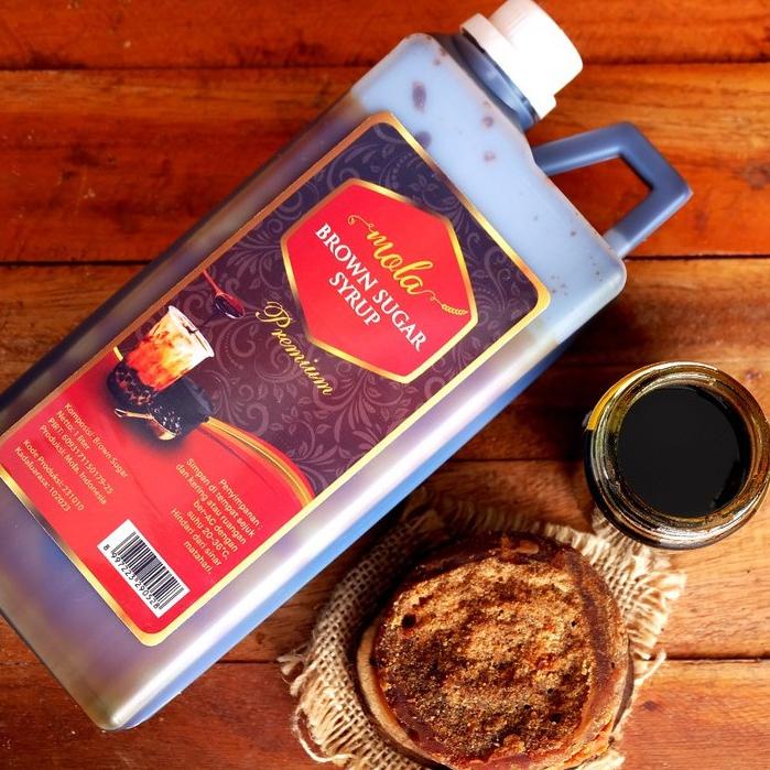 

[COD] Mola Brown Sugar Cair 1 Liter Premium seperti Xing Fu Tang, Tiger, Kokumi Sugar dll 80