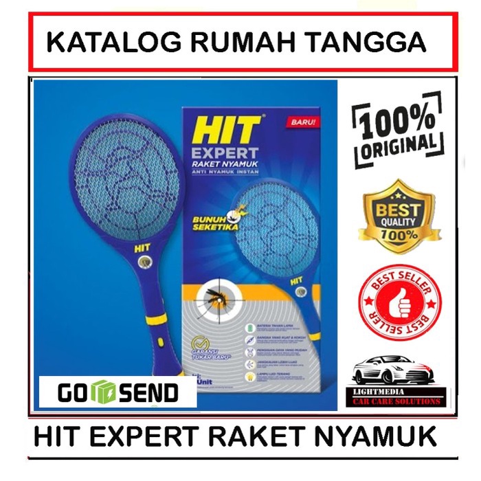 Ready raket nyamuk hit expert