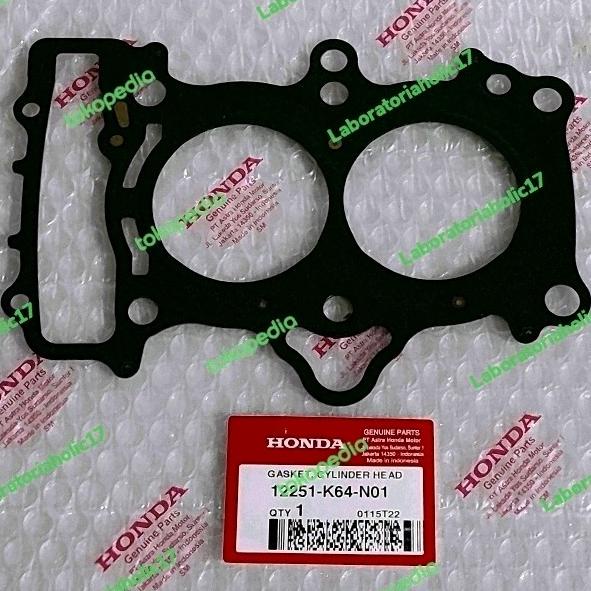Gasket Cylinder Head Paking Blok Head Mesin Cbr250Rr 12251K64N01