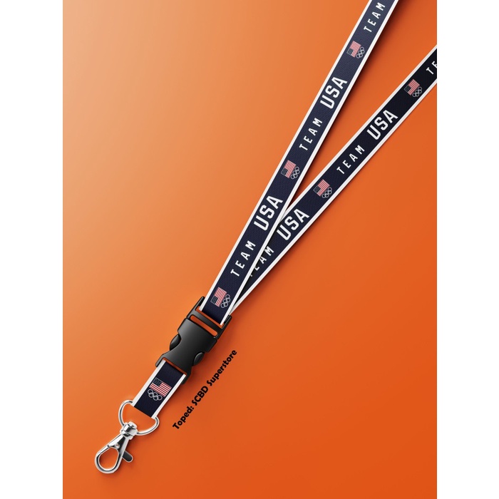 

Lanyard USA Team Olympic Olimpiade Tim Amerika Serikat Satuan Custom