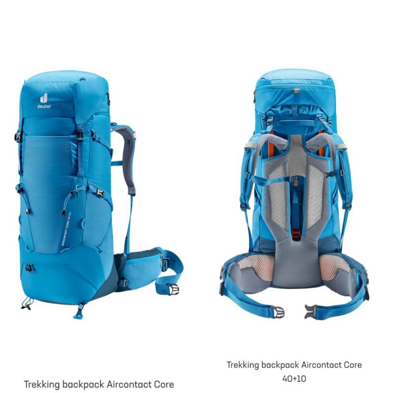 TENDAKI •Tas Deuter Aircontact Lite 50+10 •45+10SL •40+10 | Aircontact Core 35+10SL •40+10 •45+10SL •50+10 •55+10SL •60+10 •65+10SL •70+10  Trekking Backpack