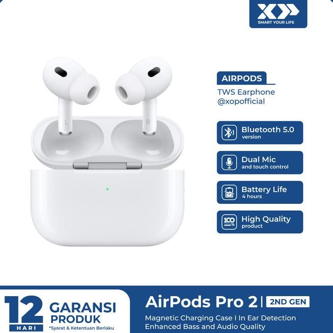 Terbaru Airpods Pro 2 2022 2Nd Generation Oem 1:1 Wireless Charging Case