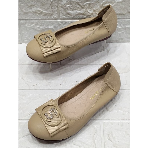 Ready Sepatu Balet Sofiya Import Sol Karet