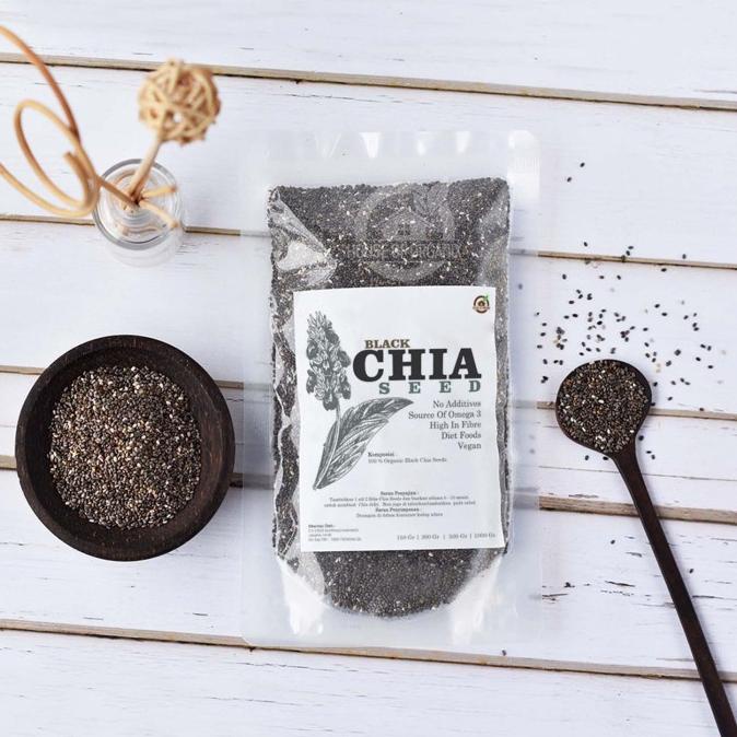 

Organic Black Chia Seeds 150 Gr