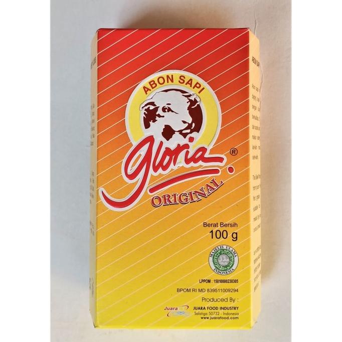 

Gloria Abon Sapi Original 100 gram