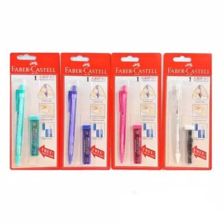 

[COD !!] Pensil Mekanik Grip Auto 0.5 0.7 Faber Castell [KODE 1]