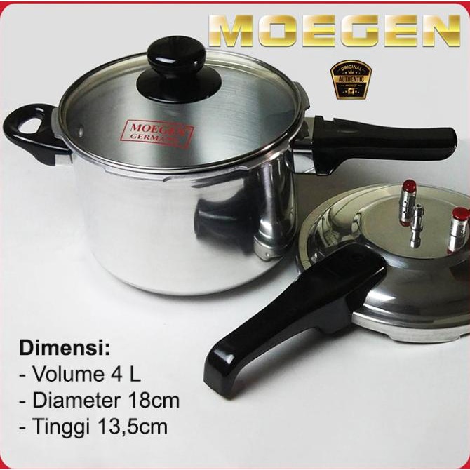 MOEGEN PANCI PRESTO 4 LITER PELUNAK DAGING PRESTO SERBAGUNA