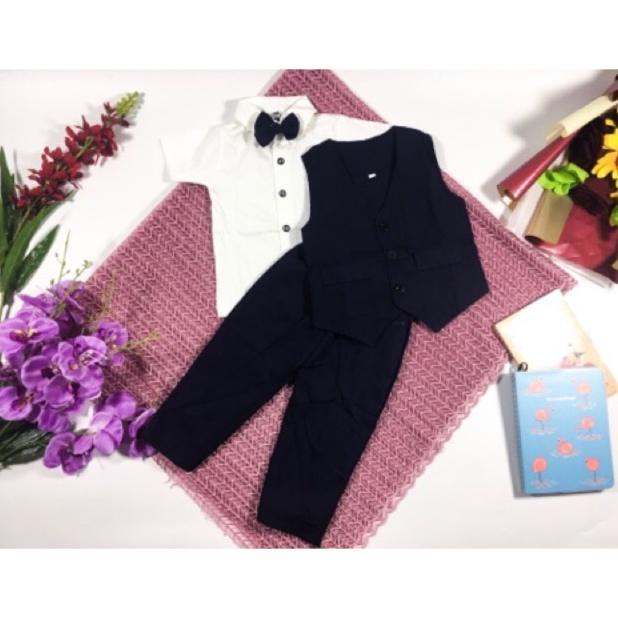 Limited - Setelan baju anak jas formal tuxedo pesta ulang 2 3 4 5 6 7 8 9 10 tahun vest rompi dasi k