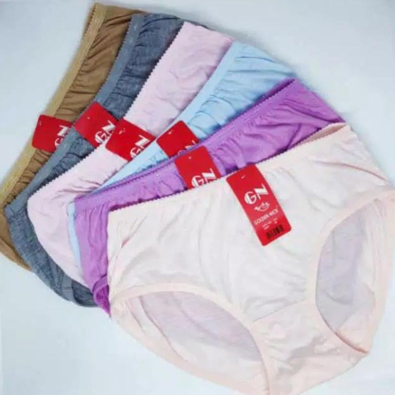 Update CD CELANA DALAM -6 Pcs- SETENGAH LUSIN CELANA DALAM WANITA (CD WANITA) - GOLDEN NICK ORIGINAL