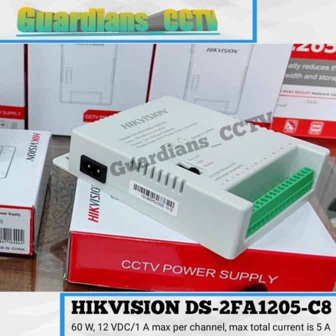 ADAPTOR HIKVISION / ADAPTOR HIKVISION 1A 8CH / ADAPTOR CCTV