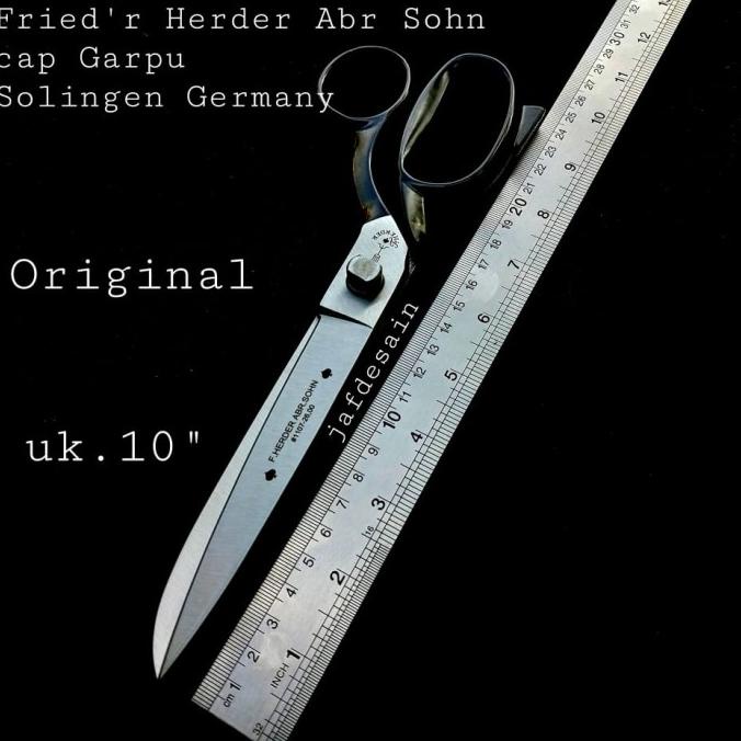 Gunting kain cap Garpu 10" Asli 100% made in Germany