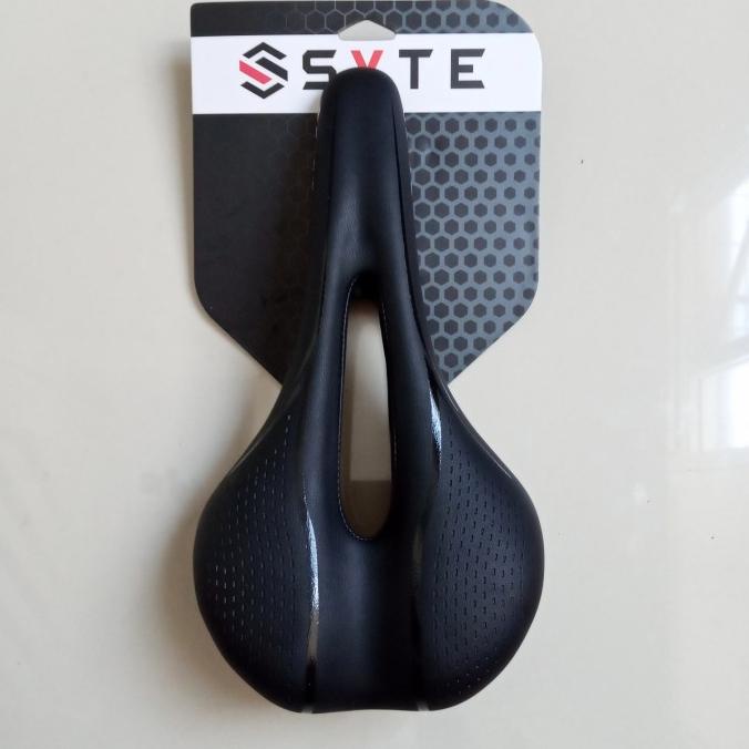 SADEL / JOK SEPEDA MTB FIXIE ROADBIKE LIPAT SYTE SLIM BLACK