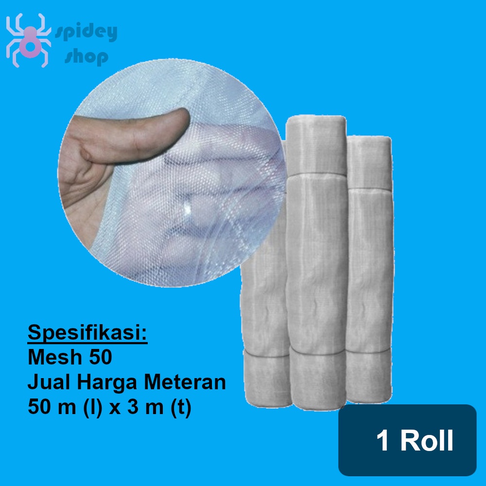 Insect Net Green House Mesh 50 Tinggi 3 Meter Eceran
