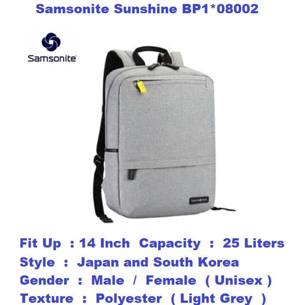SALE Backpack Tas Ransel Kantor Cowok Cewek Samsonite Sunshine Original Termurah