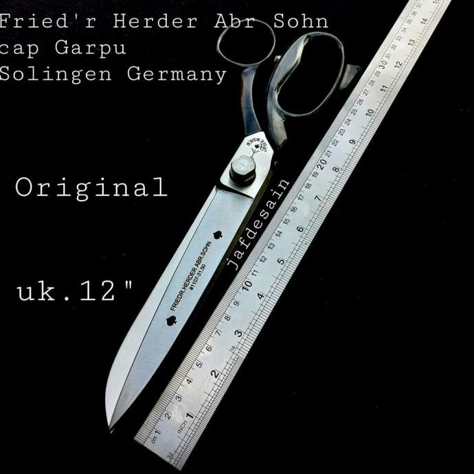 Gunting kain cap Garpu 12" Asli 100% made in Germany