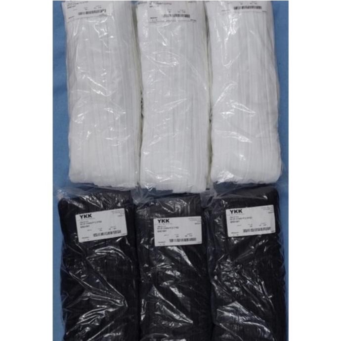 Resleting Roll YKK Putih no 3