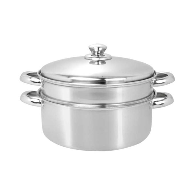 populer] Panci Steamer Susun 2 Panci Kukus Golden Flying Fish Steamer Set