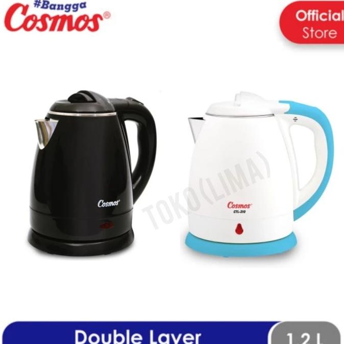 Teko Listrik Cosmos CTL 210 1,2L Electric Kettle Cosmos Pemanas Air