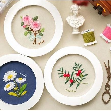 DIY Embroidery Starter Kit - Starter Kit Belajar Menyulam #15