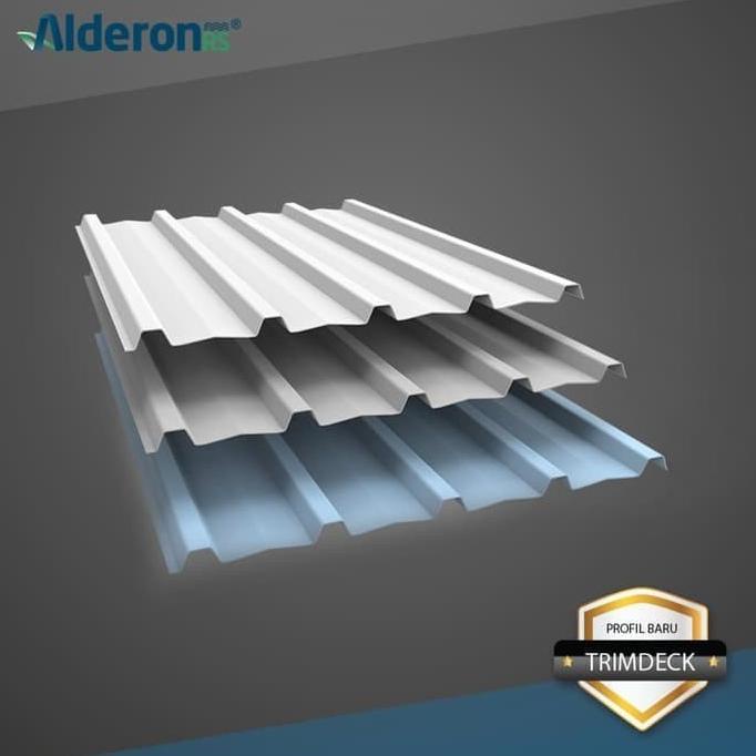 Alderon RS atap Upvc Gelombang Single Layer Trimdeck