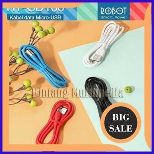 Kabel Charger Robot RT-CD100 Micro USB Data HP 1M Fast Charging Ori Z