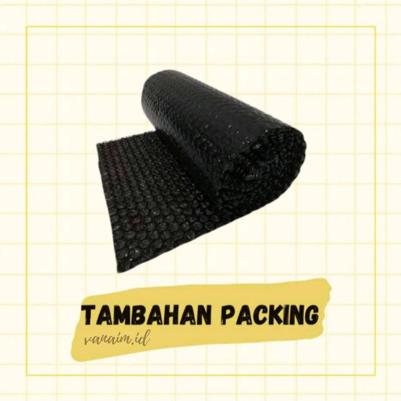 

- Tambahan Extra Bubble Wrap | Tambahan Packing | Tambahan Bubble Wrap | Keamanan Paket