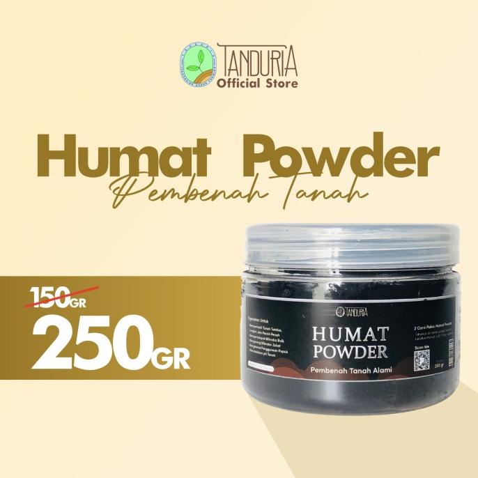 

Tanduria - Humat Powder 250 Gr // Asam Humat Ah-90 Pembenah Tanah