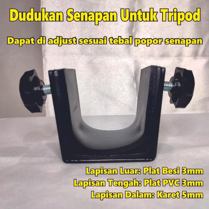 Dudukan Senapan Untuk Tripod (Hanya Dudukan, Tidak Termasuk Tripod)