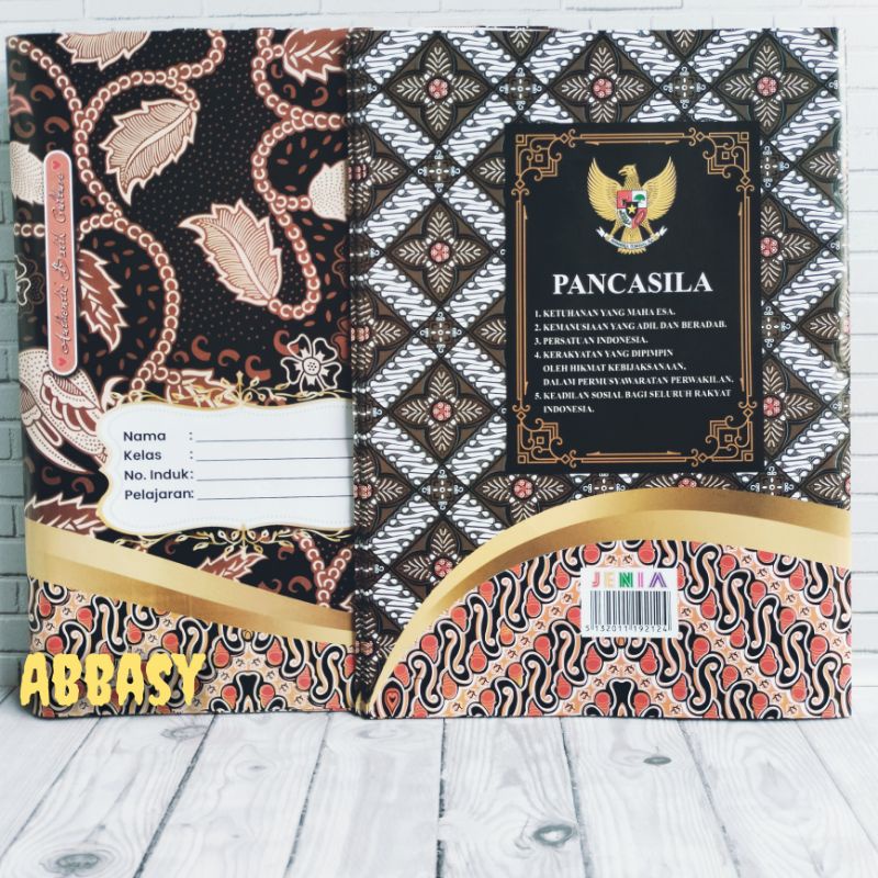 

sampul buku Batik Ukuran Boxy /Bigbos ( isi 10 lembar )