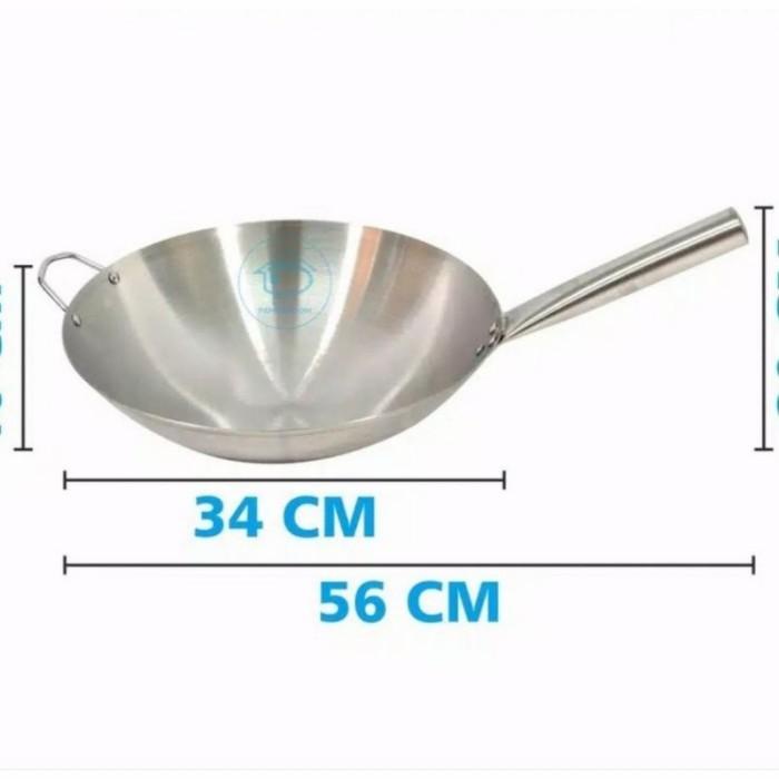 wajan stainless Calypso gagang 34