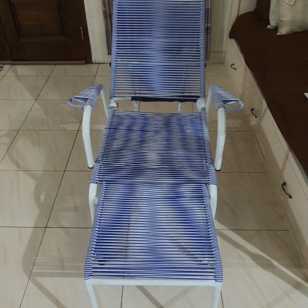 Terlaris Kursi Santai Selonjoran/Kursi Malas/Kursi Santai Tali Plastik