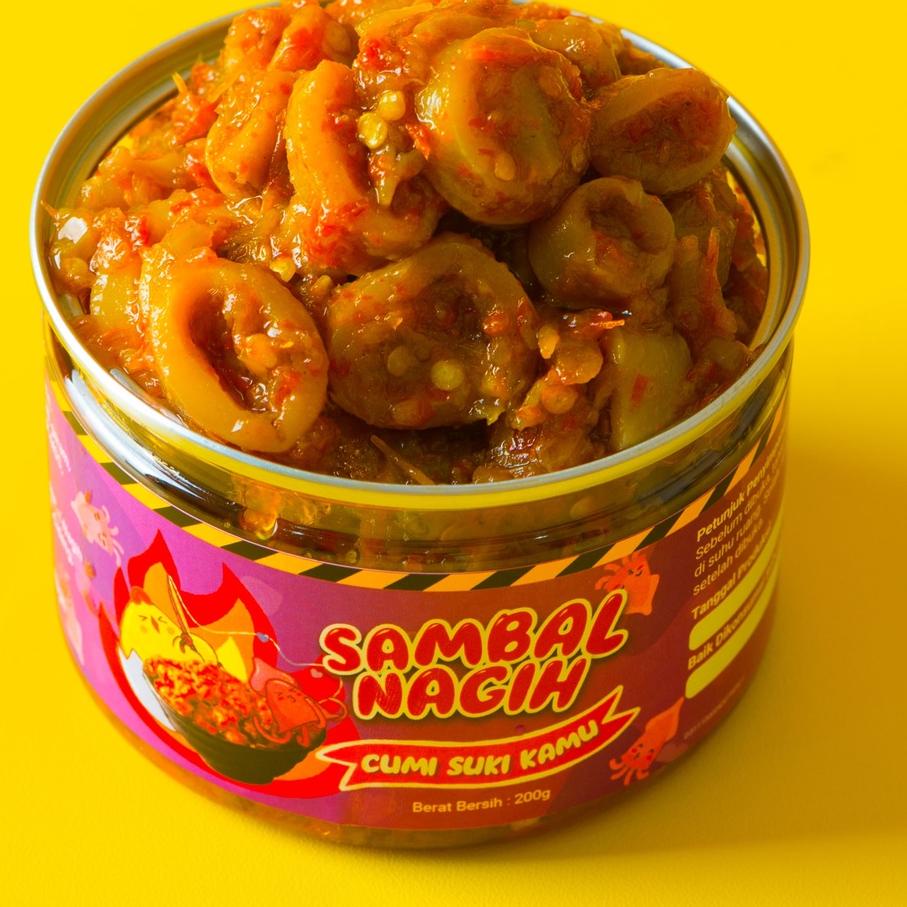 

Terbaik Sambal Nagih - Sambal Cumi Asin Toples serbuuu !