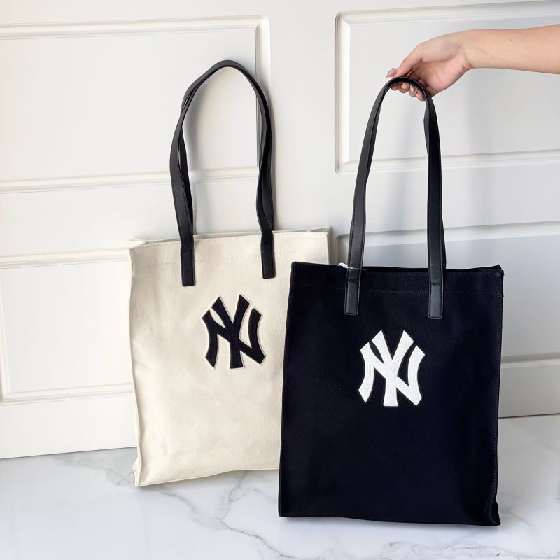 PROMO SALE Tas ny tote bag mlb hitam putih