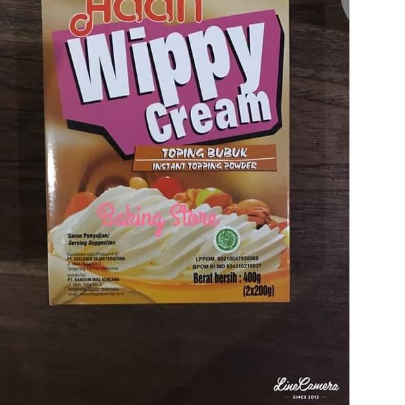 

12.12 STOK READY Haan Wippy Cream - Whipped Cream 400gr 