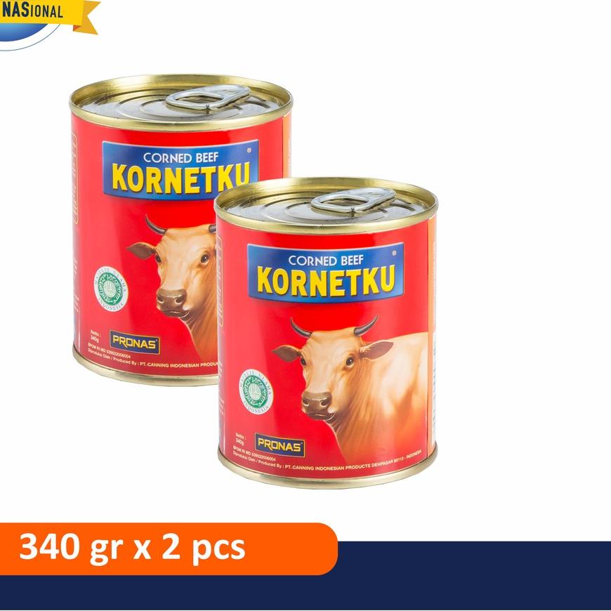 

Stok terbaru Pronas Kornetku Kornet Sapi 340 g bundling 2 pcs 