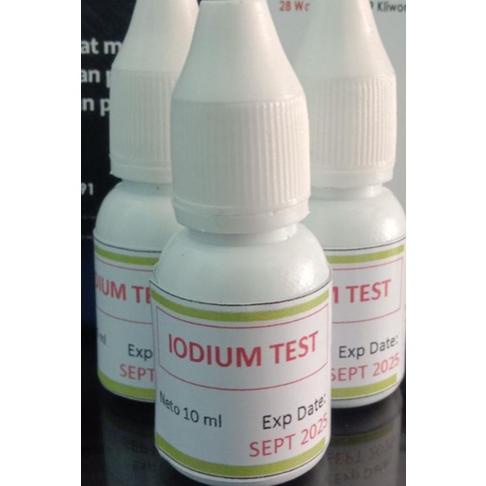 Bisa Cod iodium test/iodine test 