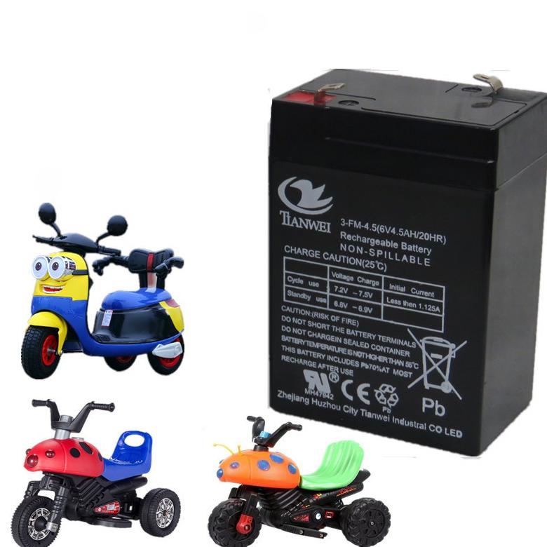 Kekinian - aki kering 6v 4.5ah/ aki kering genset 6v 20ah/ aki kering Baterai Aki Kering 6V 4.5Ah 