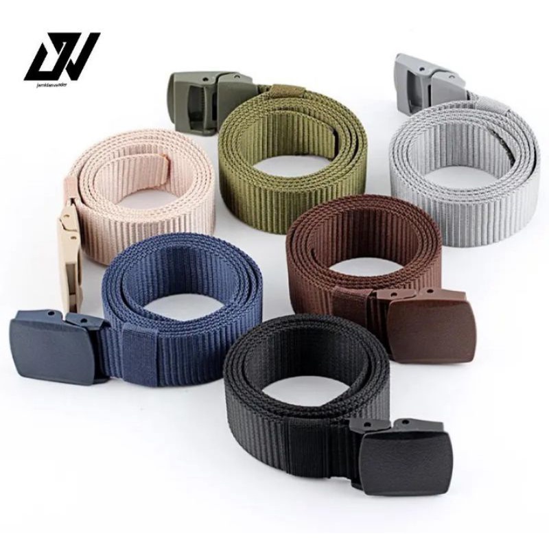 IKAT PINGGANG NYLON KANVAS MILITARY TACTICAL ANTI METAL DETECTOR