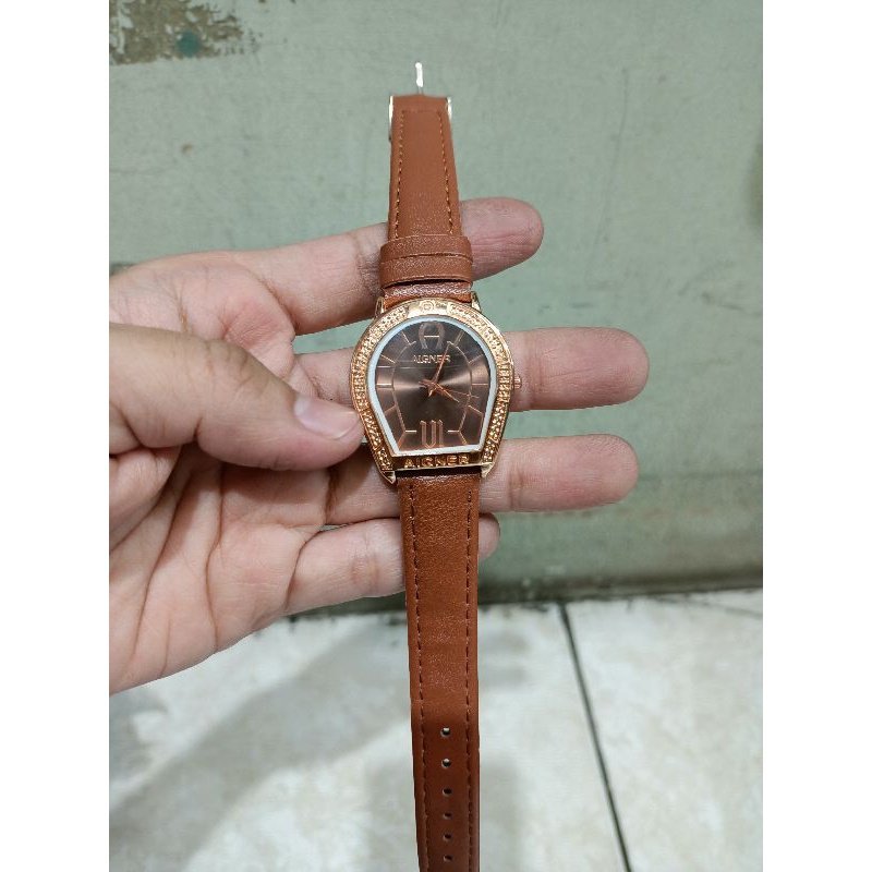 Jam Tangan Wanita Analog Jam Tangan Fashion Kulit Ag