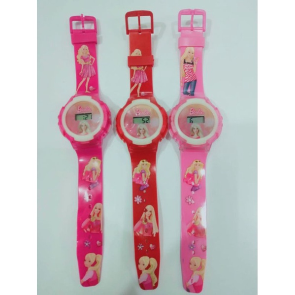 Jam Tangan Anak Perempuan Digital Lampu Musik Karakter 501