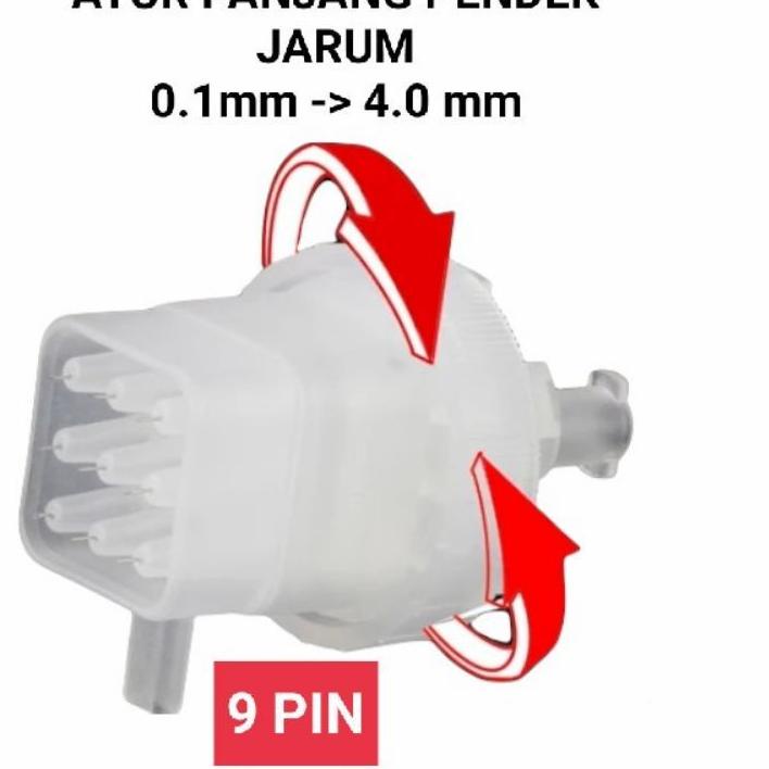 API935 adjustable 9pin jarum ez injector 5pin 9pin jarum mesogun mesoterapi mesotheraphy ez meso =