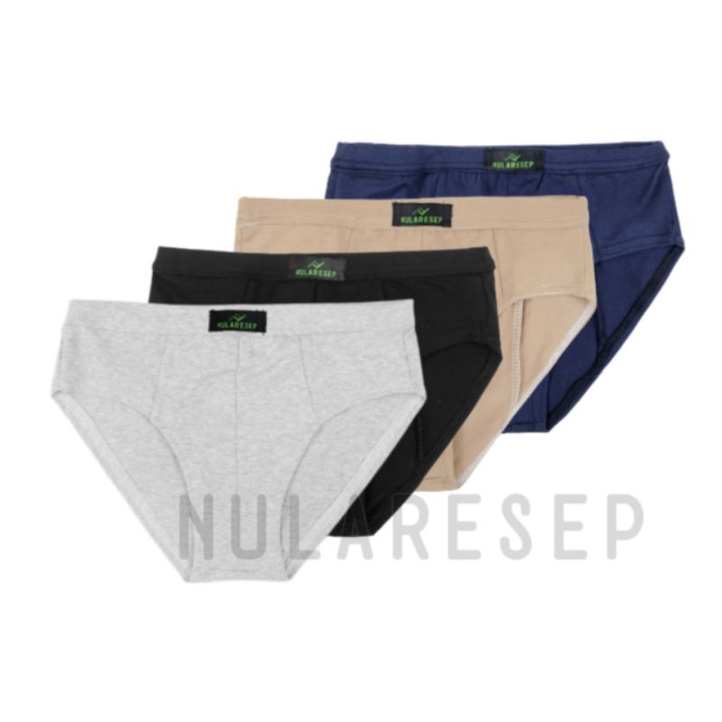 Nularesep Celana dalam pria Segitiga isi 3pcs