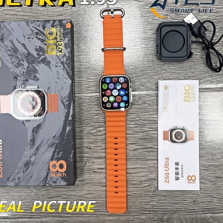 Cepat Smartwatch Z66 8 ULTRA FullScreen 1.93 inch Box Original Penjualan Terbaru