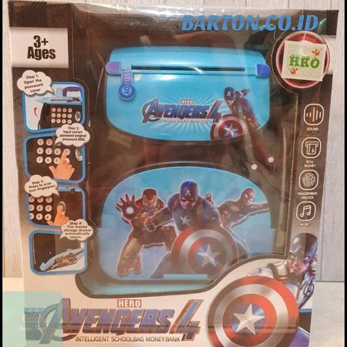 

MAINAN ANAK TAS SEKOLAH AVENGERS SCHOOL BACKPACK DEPOSIT BOX 8779P !!