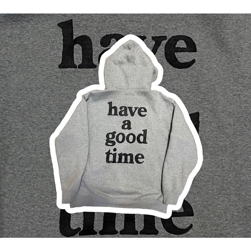 Hoodie have a good time grey big logo size XL