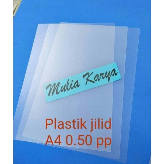 

Plastik Mika Jilid A4 Tebal 0.50 Pp Doff Isi 10 Lembar