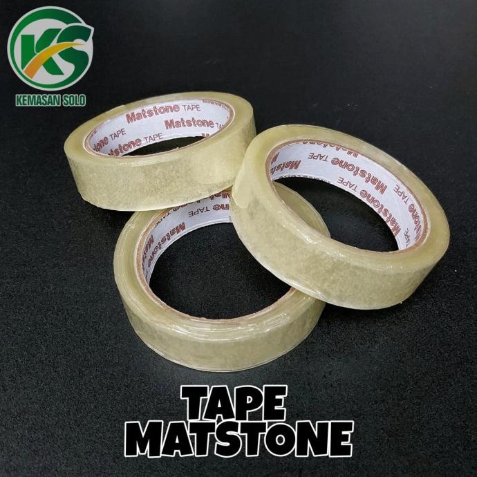 

favorit] ISOLASI / SELOTIP BENING 24 MM / 1 INCH PANJANG 72 YARD MERK MATSTONE