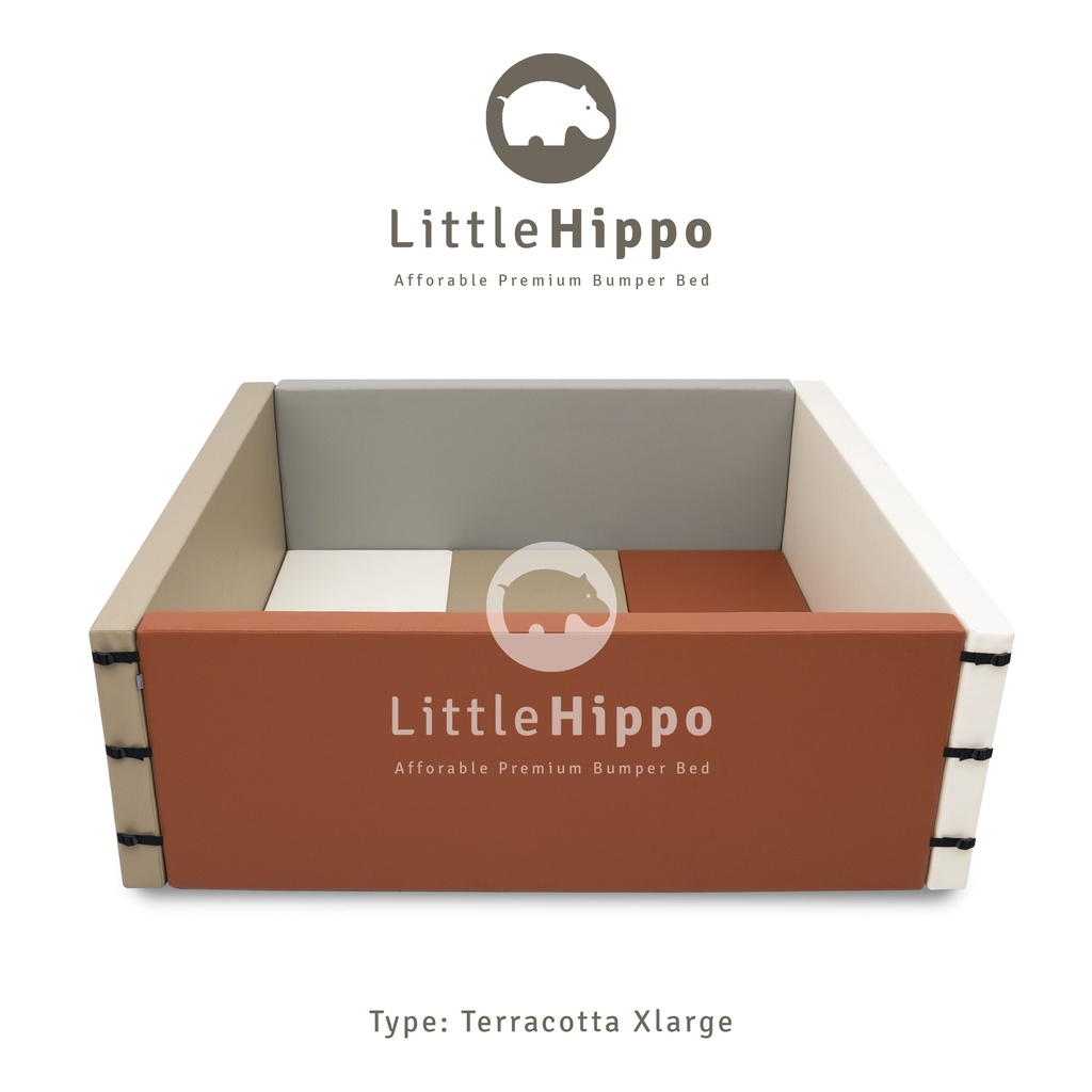 Hippo "Extra Large" | Playground | Playmat | Box bayi | Matras Bayi | Matras Anak | Bumpermat