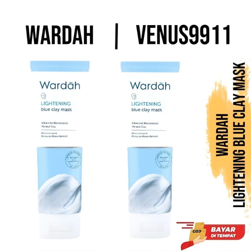 ❤️ WARDAH LIGHTENING BLUE CLAY MASK ❤️ MASKER WARDAH LIGHTENING