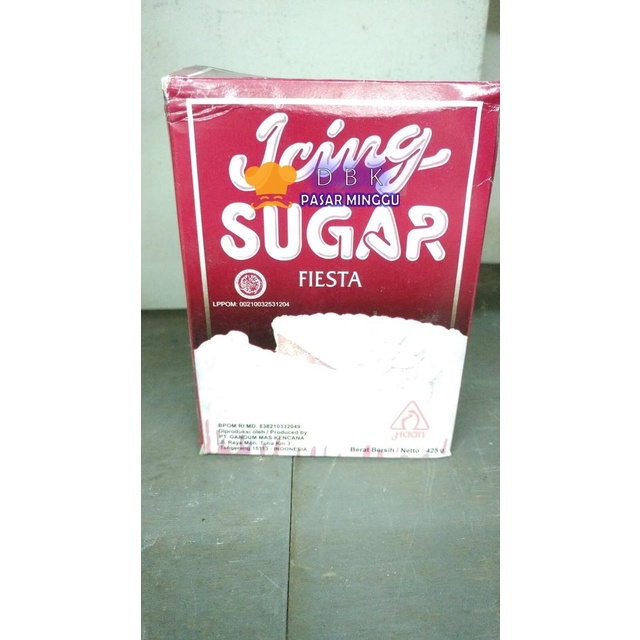 

Terlaris Icing Sugar / Gula Es Fiesta 425Gr